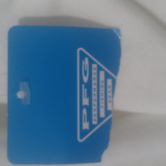 Columbia White Hoodie with Blue Fish Flag Design - Picture 3 of 4